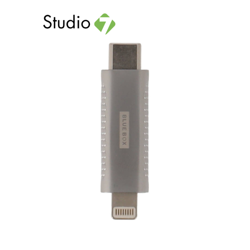 การ์ดรีดเดอร์ Blue Box LinkMate  Mini Type C to TF Memory Card Reader Adapter 3.0 Silver by Studio7