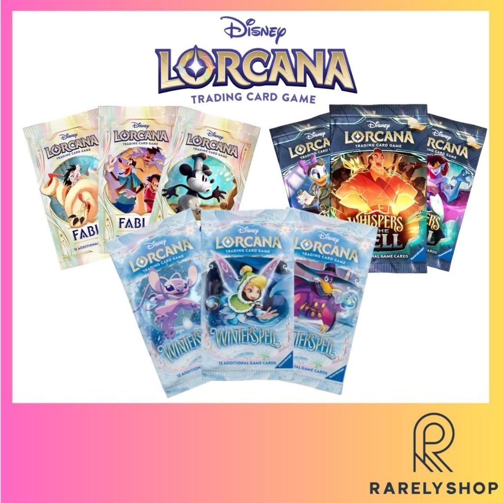 [Disney LORCANA TCG] Booster Pack แยกซอง สุ่ม (1ซอง)