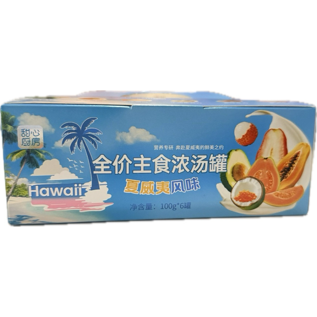 ลดราคาพิเศษจาก 189 Niya - Hawaii Style Thick Soup อาหารแมวมื้อหลักแบบซุปเข้มข้นสไตล์ฮาวาย 600g (100gx6กระป๋อง)