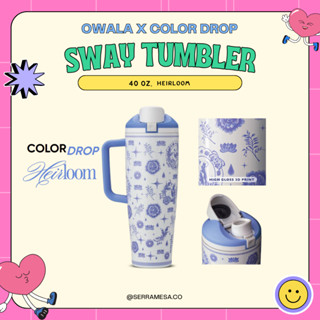 พร้อมส่ง Owala Color Drop HEIRLOOM 40 oz FreeSip Tumbler สวย…
