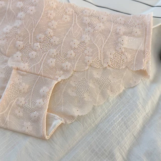 กางเกงในลูกไม้ รุ่นฮิต! ใส่สบาย สีพาสเทลละมุน #6302