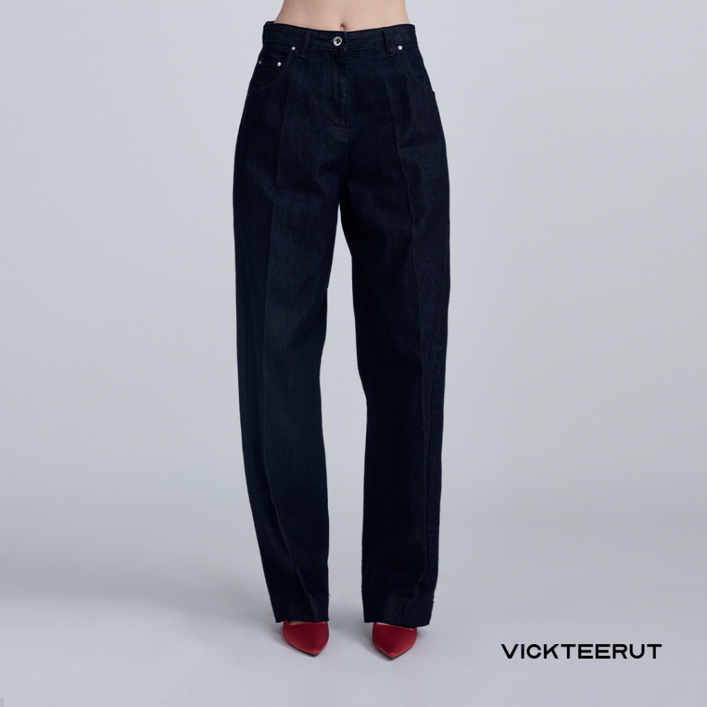 VICKTEERUT Loose Fit Jeans กางเกงยีนส์ ทรงหลวม