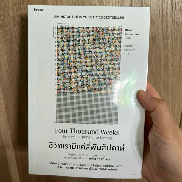 หนังสือมือ 1 ในซีล ชีวิตเรามีแค่สี่พันสัปดาห์ Four Thousand Weeks