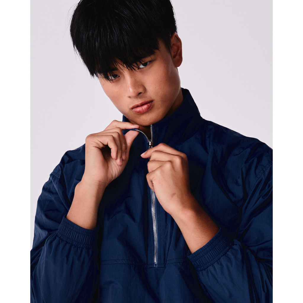 Pmith - Axis Nylon Sweater - Mineral Blue