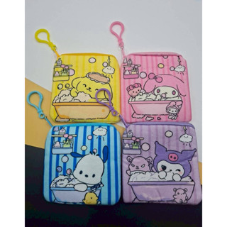 ( ยกโหล 12 แพ็ค) No.1648 กระเป๋าสตางค์ กระเป๋าใส่เหรียญมีพวง…