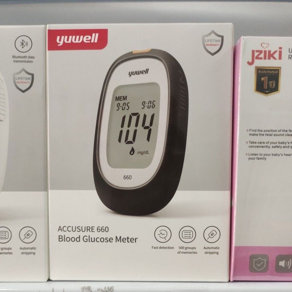 เครื่องวัดน้ำตาลในเลือด yuwell รุ่น 660