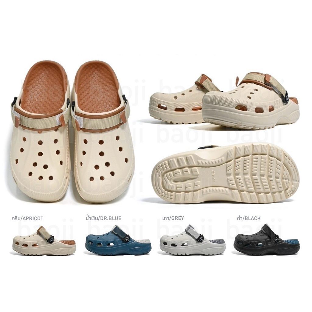 Baoji BJW BO41-817 รองเท้าบาโอจิ รองเท้าแตะผู้ชาย ไซส์ 41-45 ของแท้