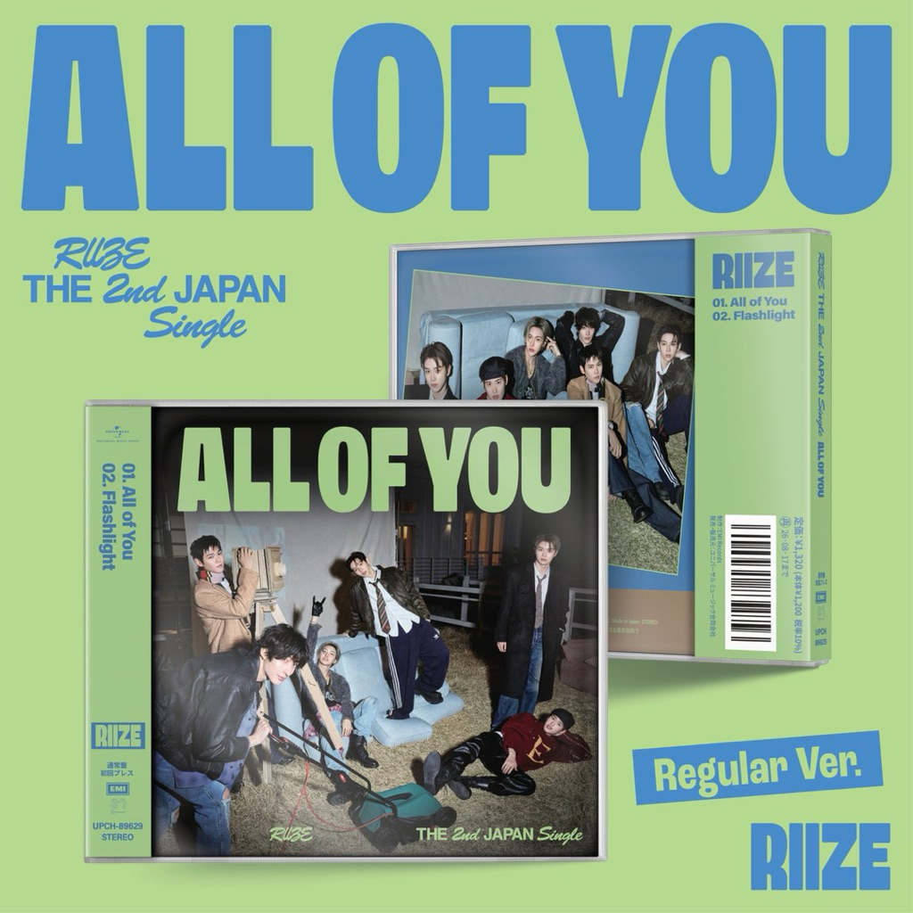 [ อ่านรายละเอียดก่อนสั่งซื้อ] RIIZE 라이즈 The 2nd Japan Single 【All of You】