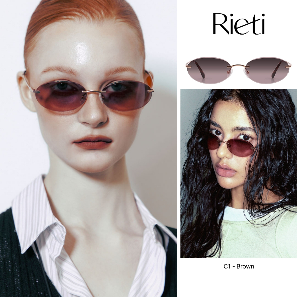 [ส่งด่วน ได้รับภายใน 4 ชม.] Rieti PAPETTI แว่นกันแดดแท้ UV400 ใส่สบาย ถนอมสายตา (RTI51SU4047U) รูปที่ 2