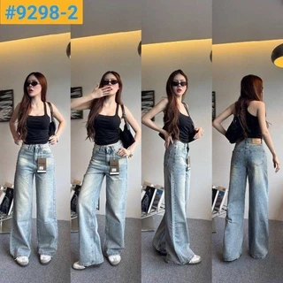 Acasey กางเกงยีนส์ผู้หญิง ขายาว กระบอกใหญ่ เก็บทรง Vintage ห้ามพลาดจ้า ไซส์ S - XL