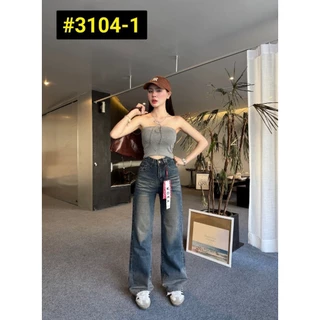 Acasey กางเกงยีนส์ผู้หญิง ขายาว กระบอกใหญ่ เก็บทรง Vintage ห้ามพลาดจ้า ไซส์ S - XL