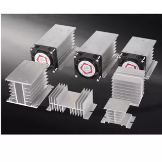 ฮีทซิงค์อลูมิเนียม ระบายความร้อน SSR 10A-40A ขนาด 49x50x80 มม. สำหรับโซลิดสเตตรีเลย์ คุณภาพสูง