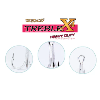 ตัวเบ็ดสามทางRYOKO Treble X4