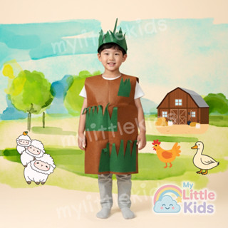 ชุดป่าไม้ ชุดธรรมชาติ ชุดหญ้า ชุดแฟนซี ชุดแฟนซีผัก ชุดผักผลไ…