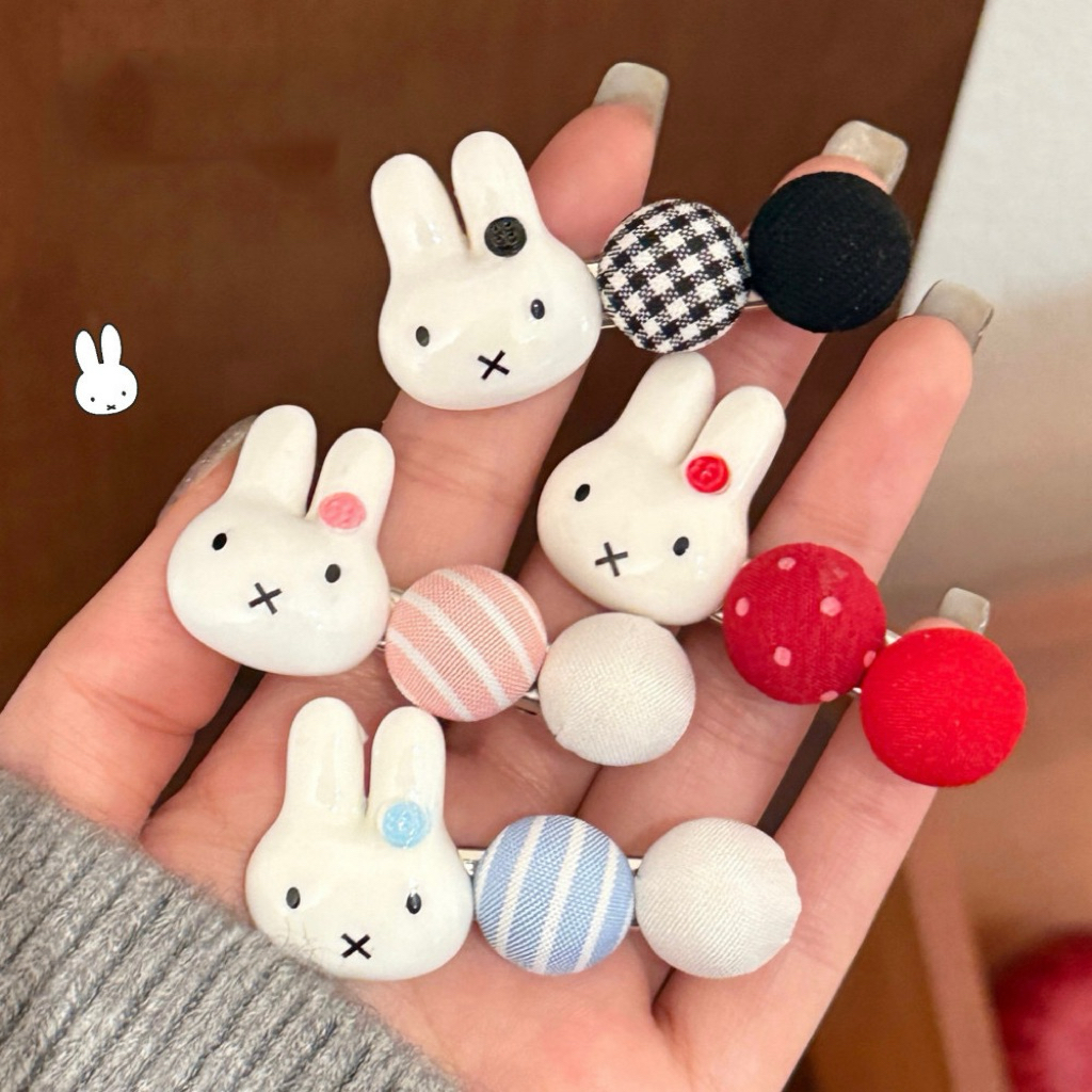 พร้อมส่ง🇹🇭กิ๊บมิฟฟี่ 1 ชิ้น กิ๊บน่ารัก miffy กิ๊บเกาหลี