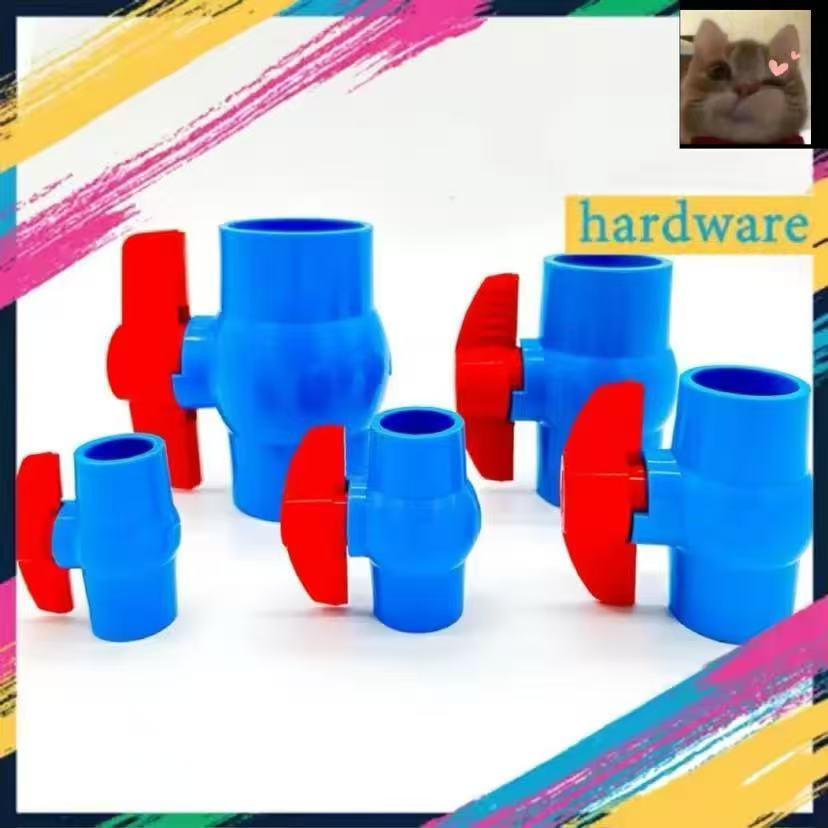 Strong and durable pvc ball valve, size 1/2", 3/4", 1", 1.5", 2" ball valve, faucet valve, pvc ball 