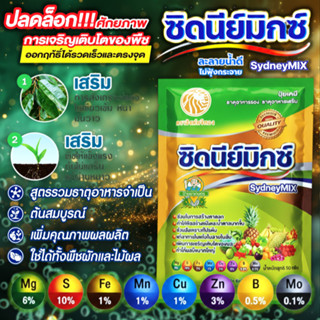 ซิดนีย์มิกซ์ 50 กรัม สูตรเข้มข้น แบบผงฟู่ ละลายทันที ธาตุอาห…