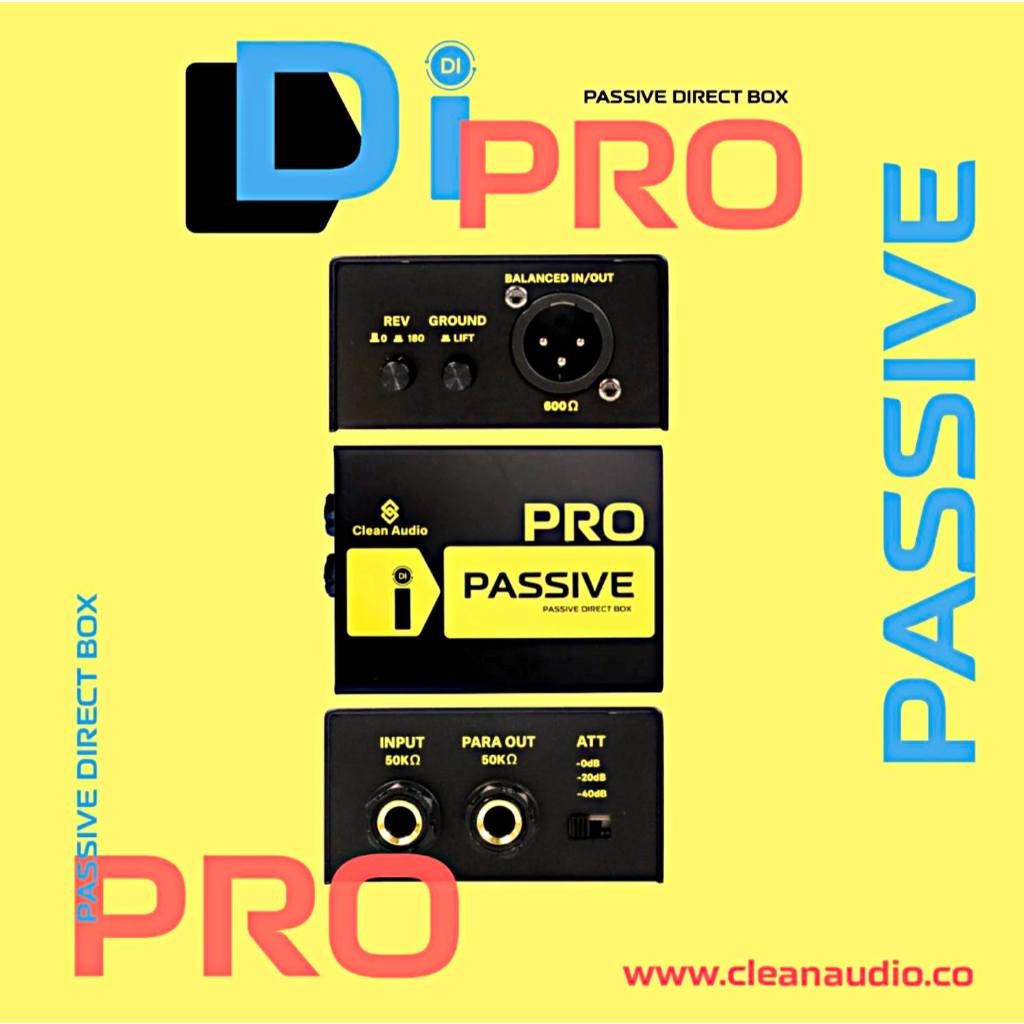 CLEAN AUDIO : DI PASSIVE PRO ดีไอ ราคา ถูกที่สุด ดีลบีเคเค แกลเลอรีภาพที่ 2