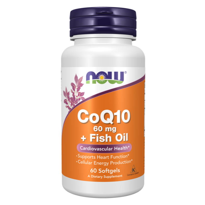 Now Foods CoQ10 60 mg + Fish Oil Softgels