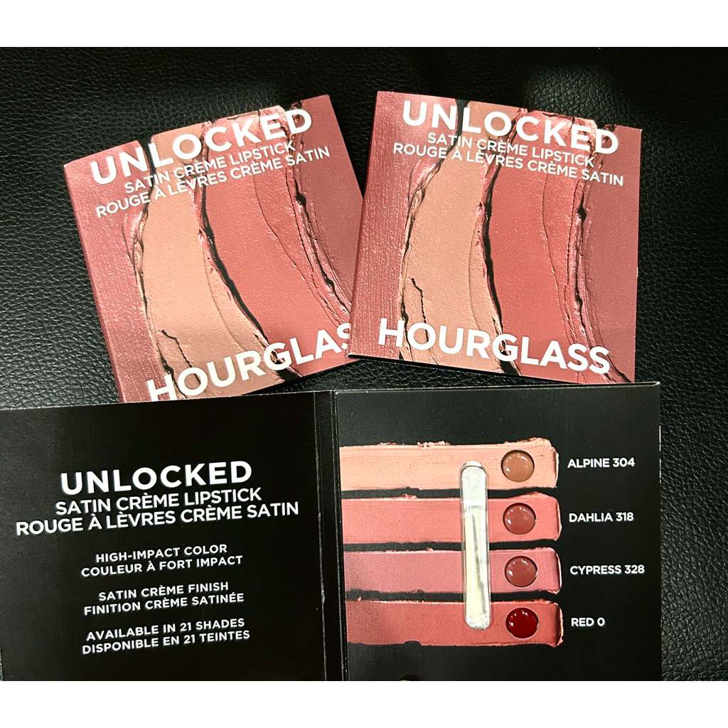 ✨Hourglass unlocked satin creme lipstick tester