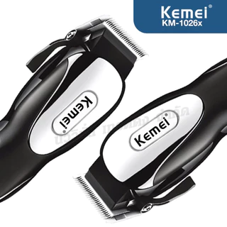 Kemei KM-1026X ปัตตาเลี่ยน แบบมีสาย บัตตาเลี่ยนตัดผม แบตเตอเลี่ยน ดีไซน์สวย หวีรอง 4ขนาด อุปกรณ์ครบชุด ของแท้