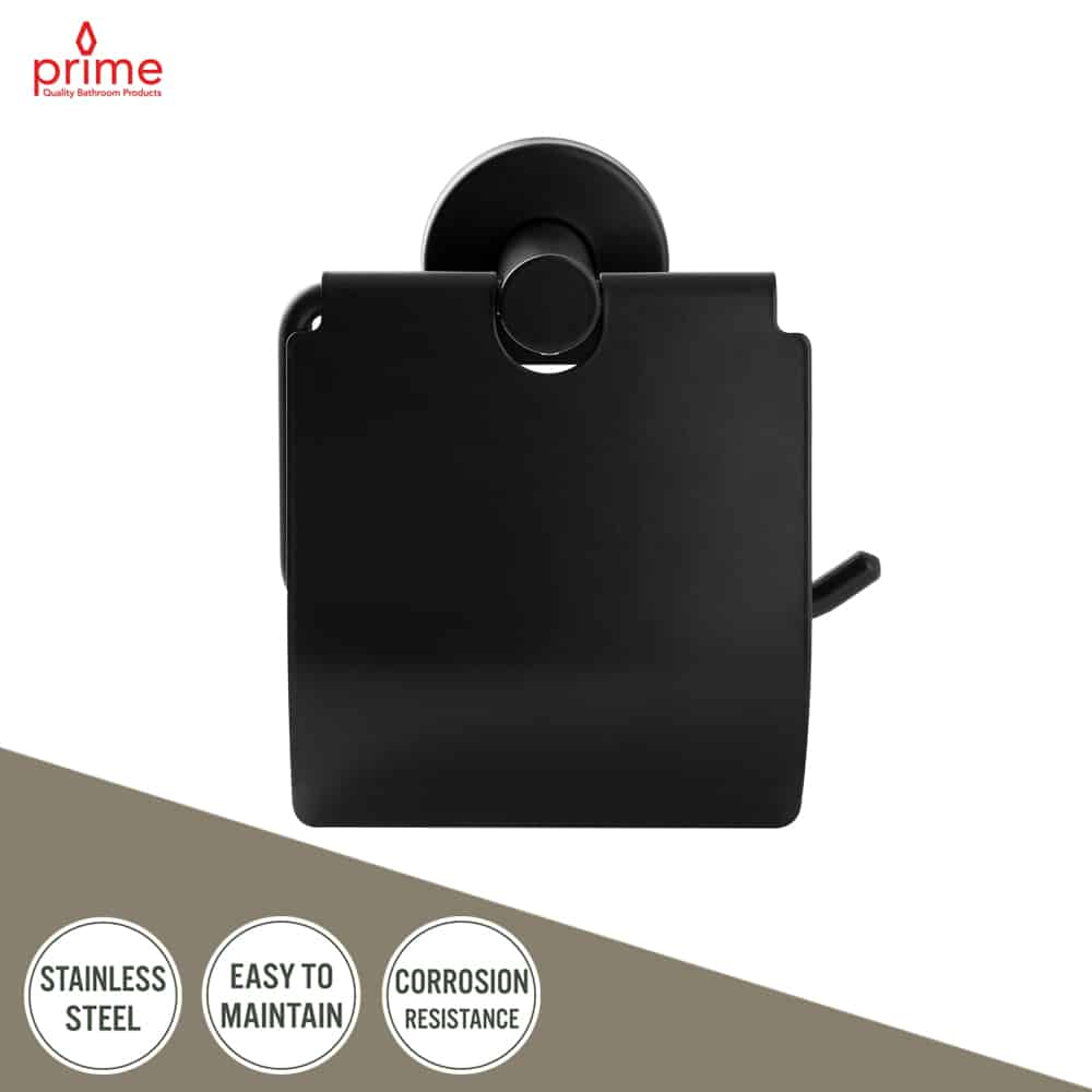 Prime (Watson) ที่ใส่กระดาษชำระ สีดำ รุ่น NR-94002-BA ที่แขวนทิชชู่ ที่ห้อยทิชชู่ ห้องน้ำ