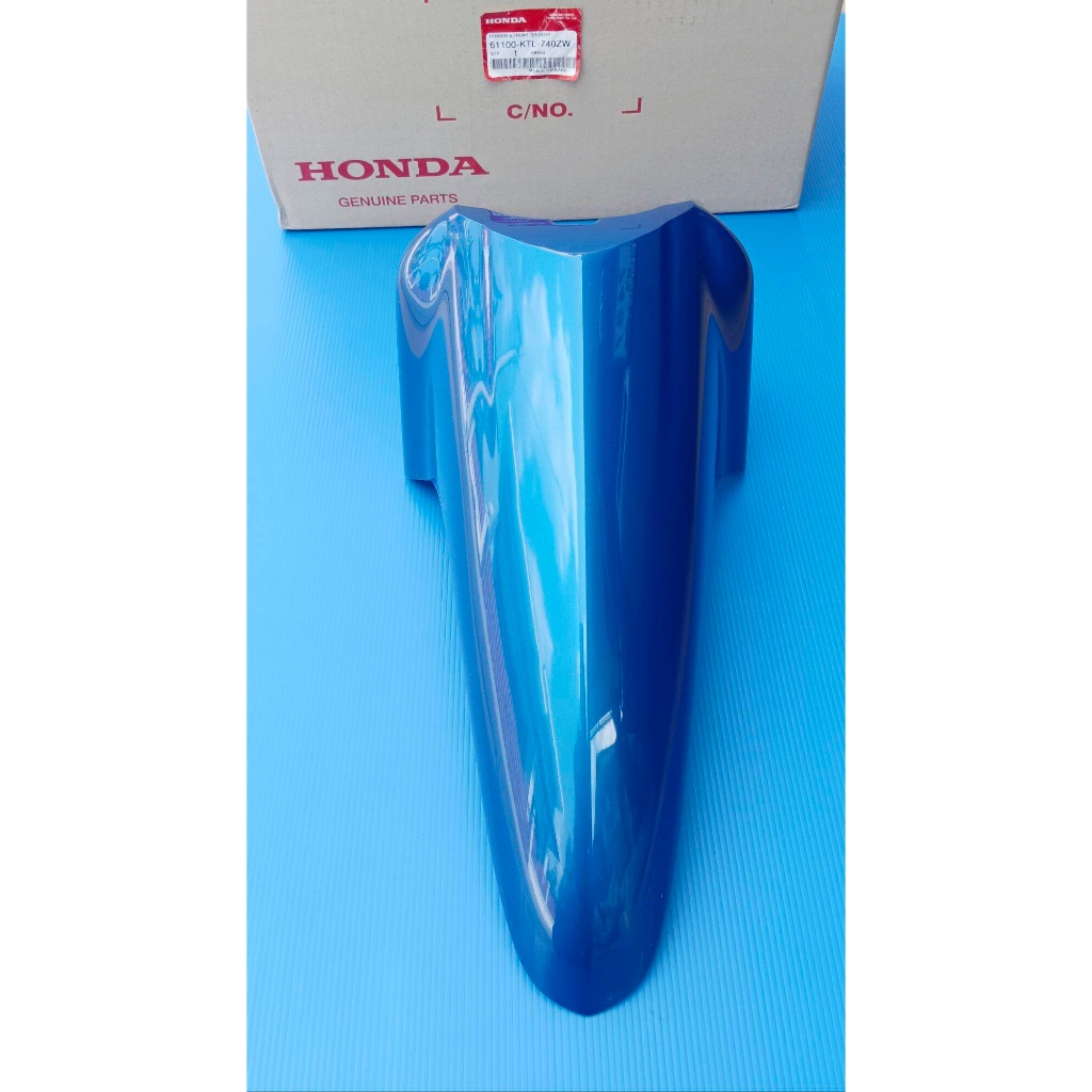 บังโคลนหน้า Wave100 Ubox สีน้ำเงิน แท้ศูนย์61100-KTL-740ZW
