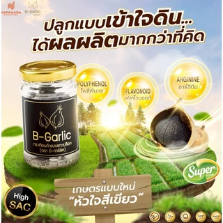 B-Garlic กระเทียมดำ ขนาด 60g แบบแกะเปลือก พร้อมทาน สะดวก กินง่าย กินได้ทุกวัย