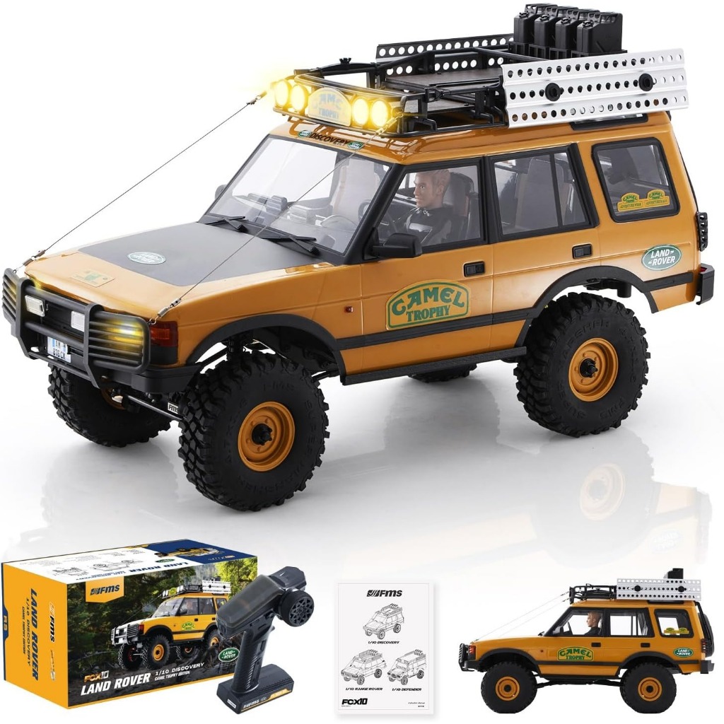 รถบังคับ FMS FMS11043RSYL-SP Land Rover Defender FCX10 1:10 2.4Ghz