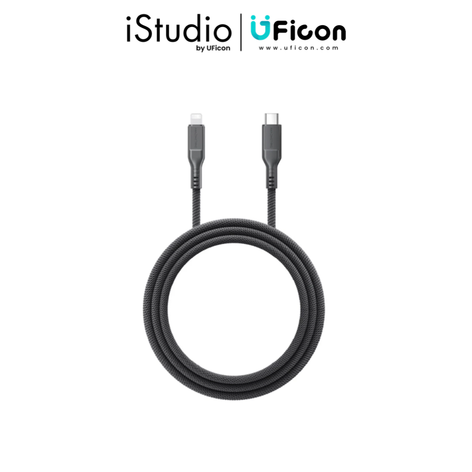 สายชาร์จ - AMAZINGthing USB-C to Lightning Cable Thunder Pro I 7X (70W) ; iStudio by UFicon