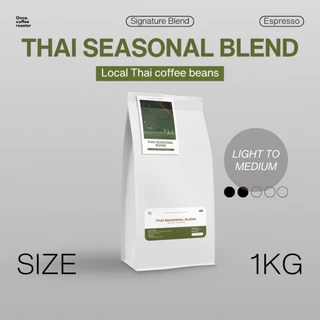 (200g/1kg) เมล็ด Thai Seasonal Blend 💚🤎 Local Thai coffee beans [Signature Blend] Espresso คั่วอ่อนถึงกลาง