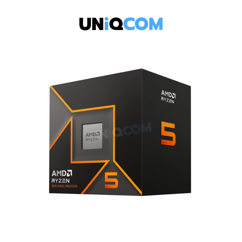 ซีพียู (cpu) UNIQCOM AMD AM5 RYZEN 5 9600 3.8GHz 6C 12T
