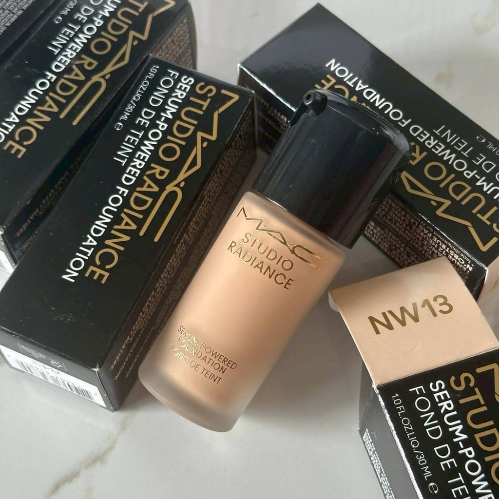 ป้ายไทย MAC STUDIO RADIANCE SERUM-POWERED FOUNDATION# Mac studio fix fluid SPF 15 5ml