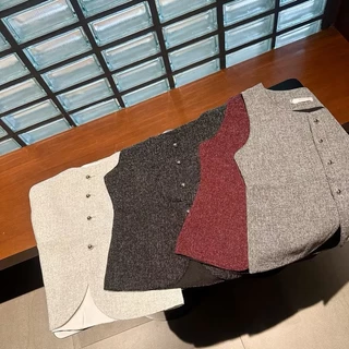 CARBEEE VEST เสื้อกั๊กทรงเวสผ้าทวิตมีซับในทั้งตัว