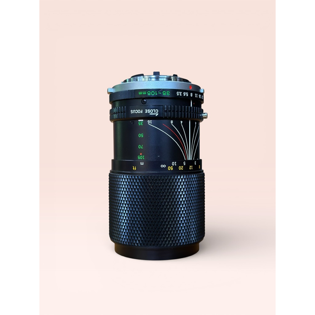 เลนส์มือหมุน OLYMPUS OM-SYSTEM ZUIKO AUTO ZOOM 35-105MM.F3:5-4.5 OM MOUNT