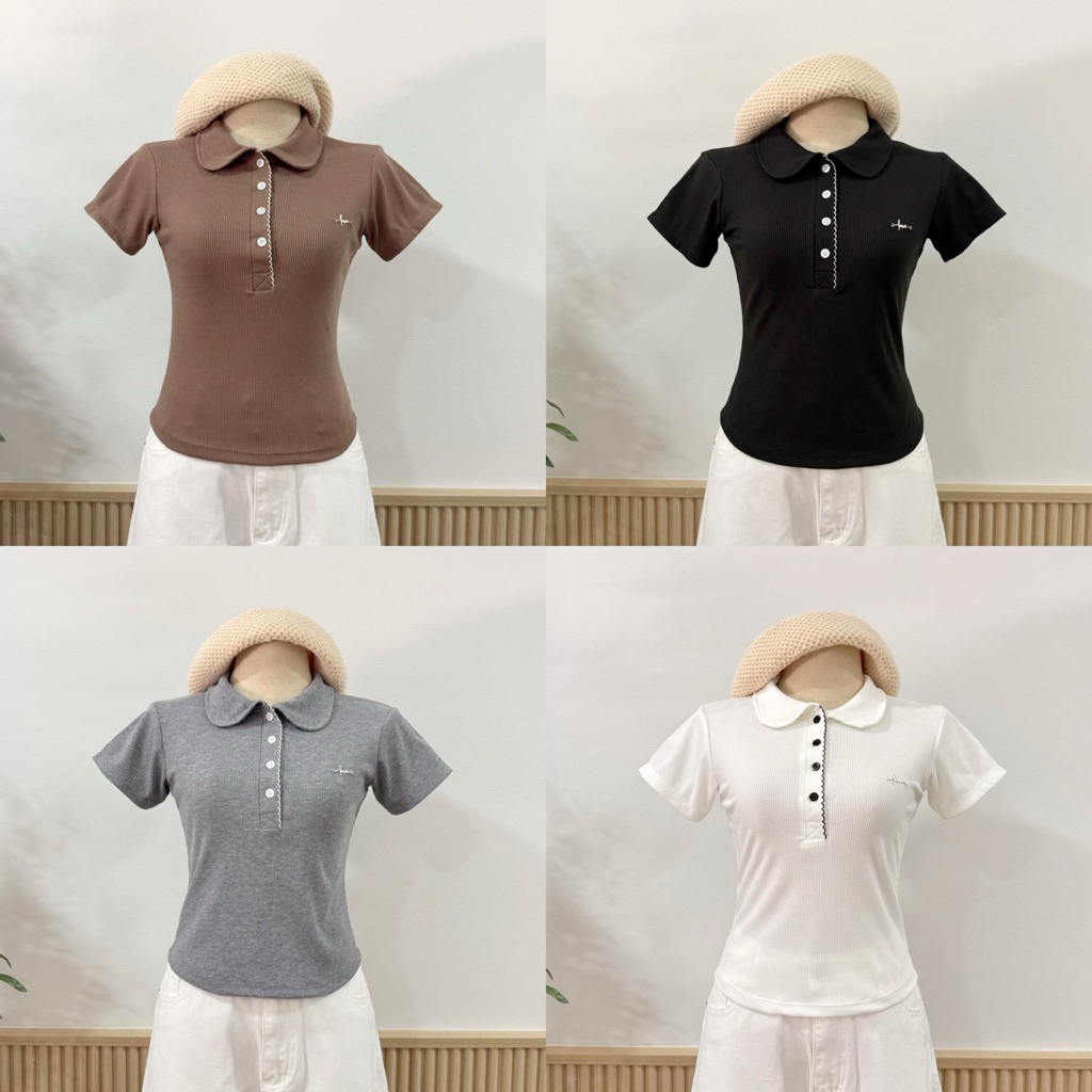 🌈 FF192 - เสื้อคอปก #FF192