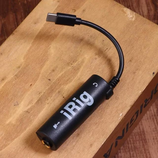 พร้อมส่ง iRig AmpliTube Effect Guitar อุปกรณ์เพิ่มเอฟเฟคเสียงต่อกีต้าร์ กับ iPhone Type-c black