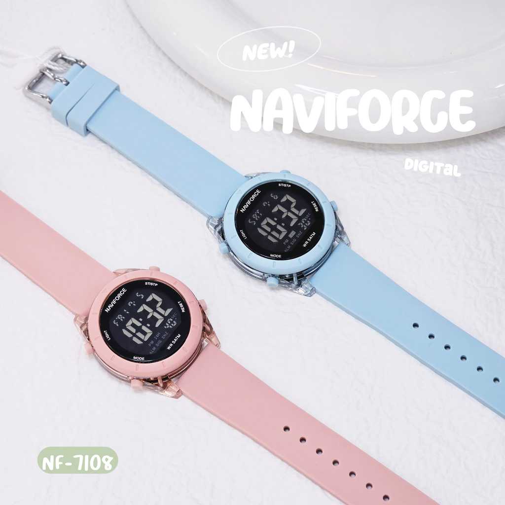 naviforce NF7108 นาฬิกาข้อมือดิจิตอล