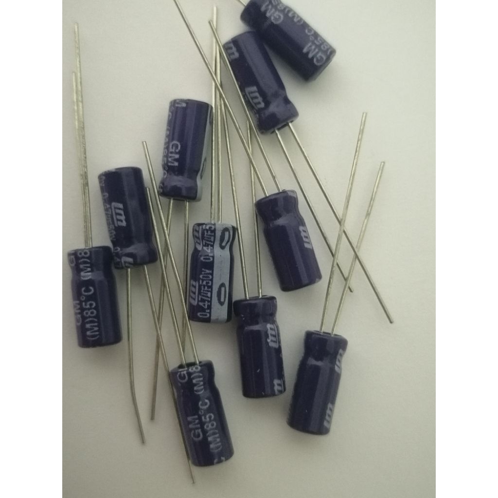 (ราคา​/ชิ้น)​Capacitor​ 50v 0.47uf