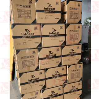 หัว LNB หัวจาน PSI INFOSAT ระบบ C-Band หรือจานตะแกรง ตัดสัญญาณรบกวน 5G PSI X2-5G INFOSAT H-1 C2+ อินโฟแซท เฉพาะหัว