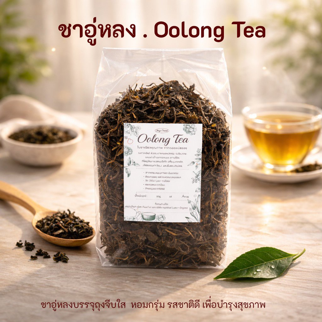 ใบชาอู่หลงอบแห้ง Dried Oolong Tea