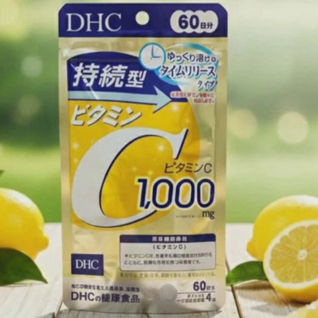[ส่งไวทันใจ] DHC Vitamin C Sustainable 1000 mg (30 ,60 วัน ) รุ่นใหม่ละลายช้า เพื่อการดูดซึมที่ดียิ่งขึ้น เห็นผลดีค่ะ