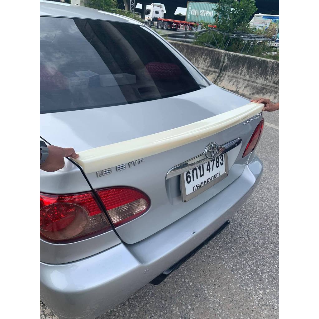 🚀 สปอยเลอร์แนบ (งานดิบ) Toyotal Altis 2003 - 07