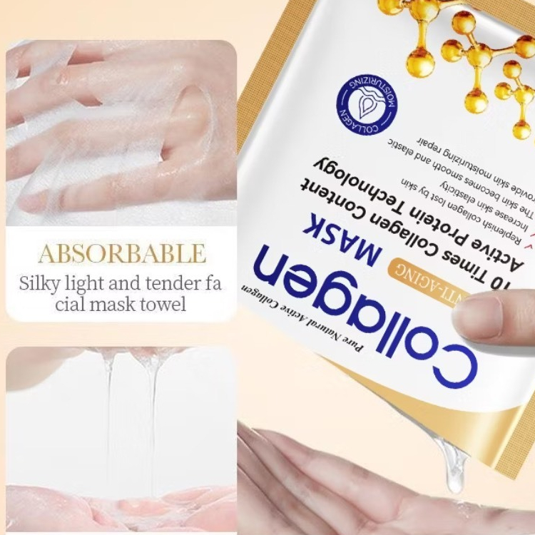 SADOER (ซาดูเออร์) Collagen Facial Mask I 1 แผ่น I มาส์กคอลลาเจนไวท์เทนนิ่งต่อต้านริ้วรอย — صورة 3