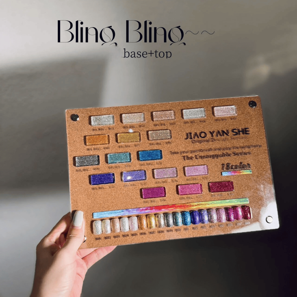 แยกขวด JYS  แฟลช 18 สี JIAO YAN SHE- Bling ยาทาเล็บเจล