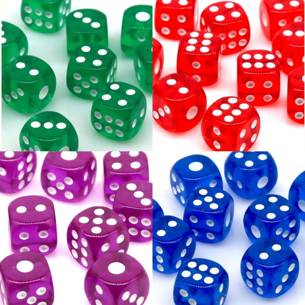 ลูกเต๋า D6 DOT DICE 1ลูก(1die) | ลูกเต๋า Dice For DnD D&D MTG RPG TRPG เกมกระดาน บอร์ดเกม Game ไพ่ทา