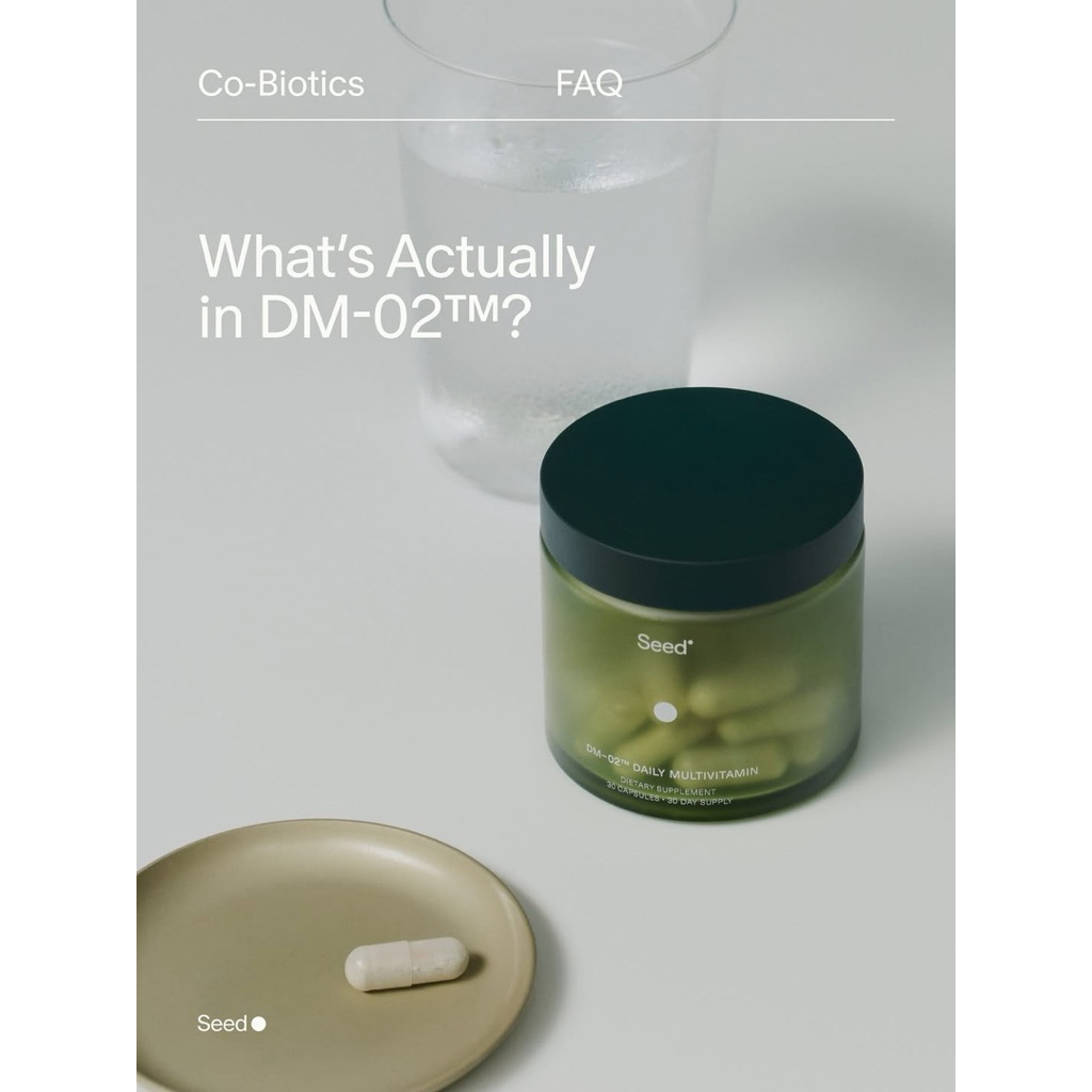 Seed DM-02 Daily Multivitamin 30cap