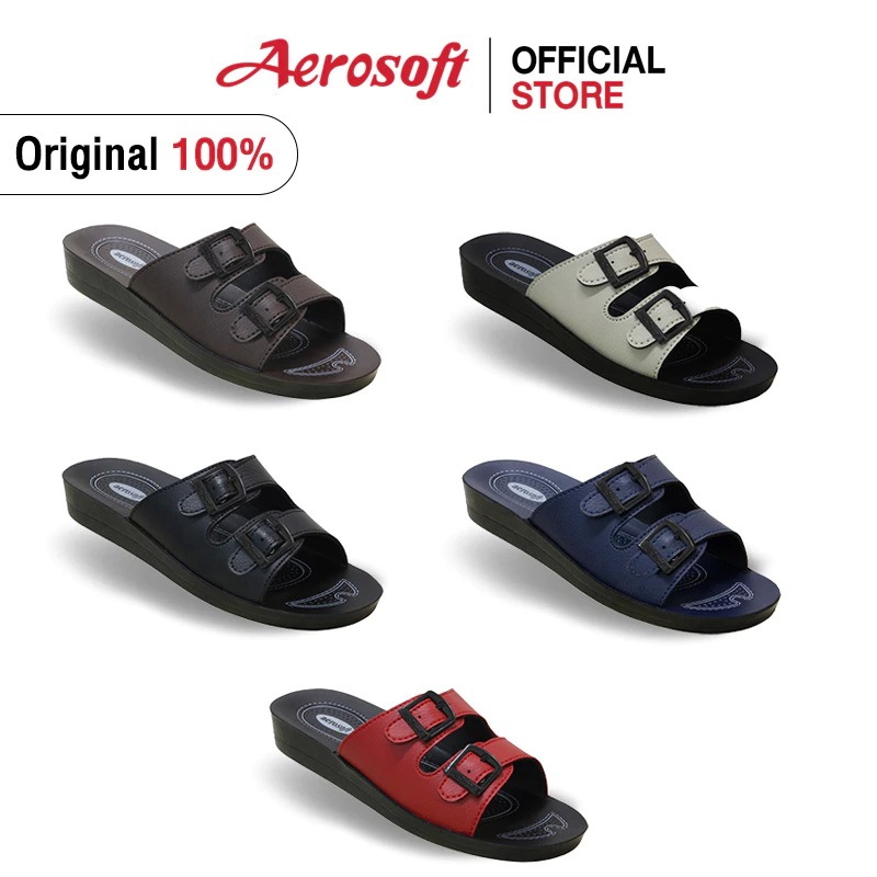 Aerosoft LA2101 รองเท้าแตะผู้หญิง รองเท้าแตะสวม Aerosoft นุ่มเบาสบายเท้า