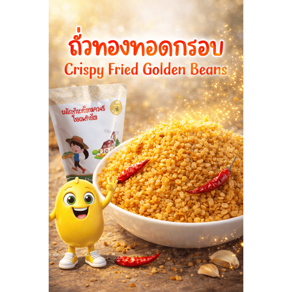 ถั่วทองทอดกรอบ ตราโชตฟาร์ม – กรอบมัน เคี้ยวเพลิน แบบไทยแท้