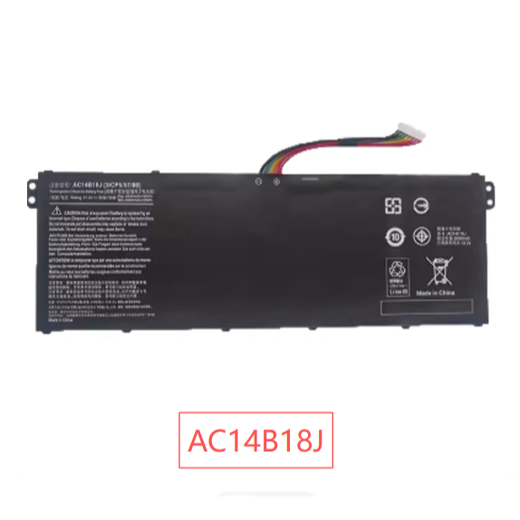 for AC14B18J แบตเตอรี่แล็ปท็อป ACER N19C1 A315-55 N19H1 CB3-111 EX215-51G AC14B18J
